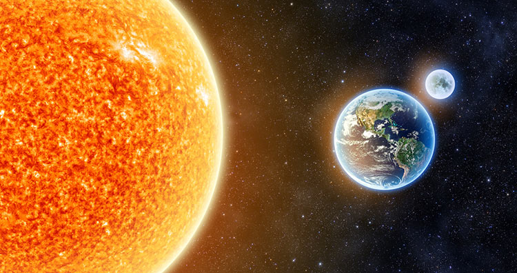How does the sun convert heat into electricity?
